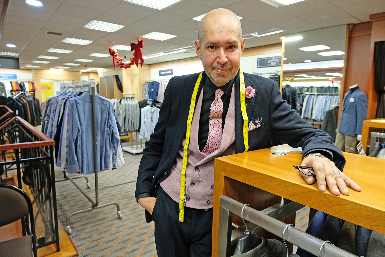 Slater Menswear’s Kam celebrates 25 years at the Cannon Street store