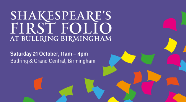 Shakespeare’s First Folio at Bullring