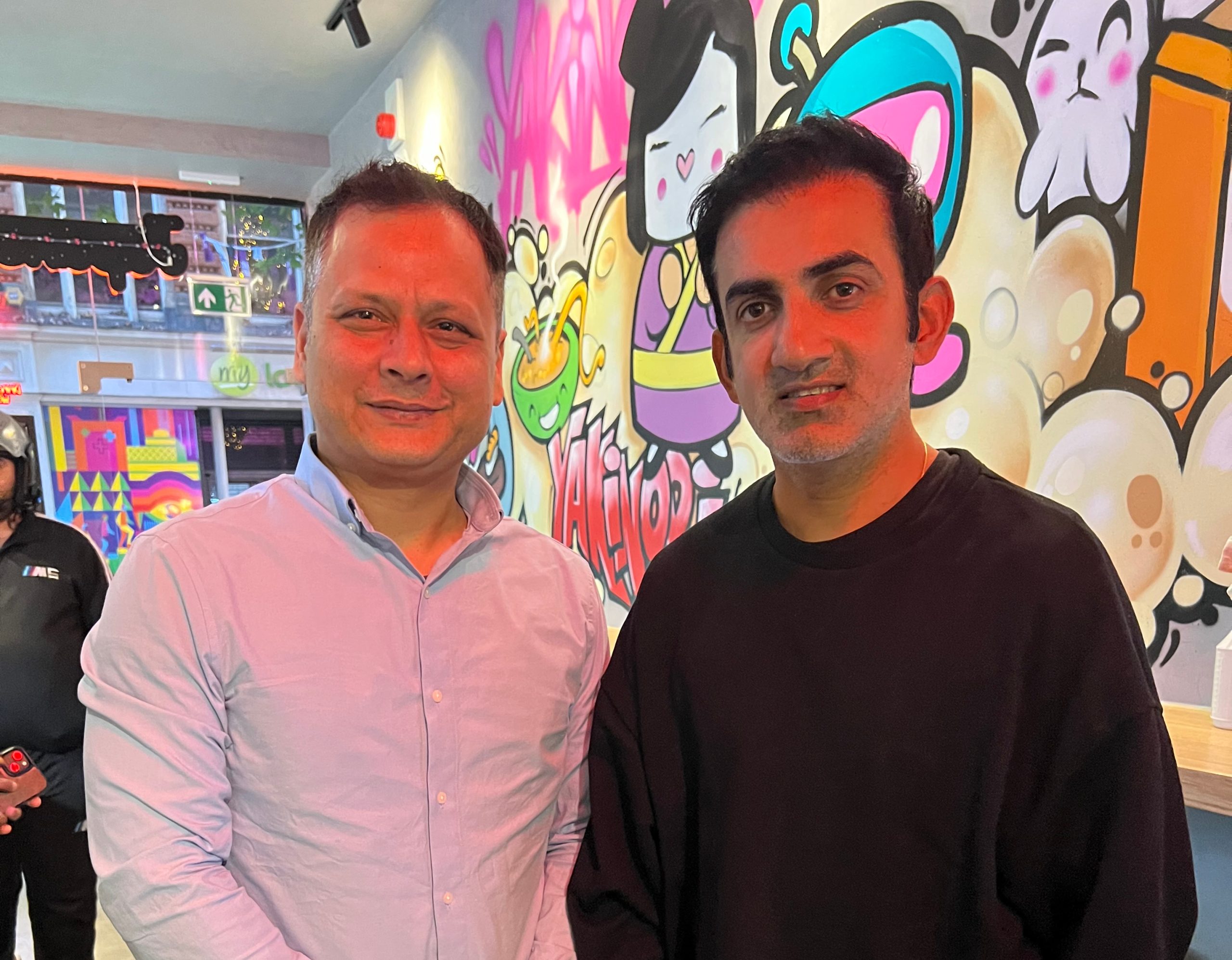 Top Indian cricketer Gautam Gambhir surprises Birmingham Yakinori staff ahead of England Test Match