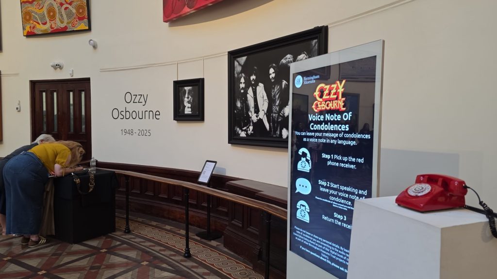 ozzy osbourne birmingham exhibition