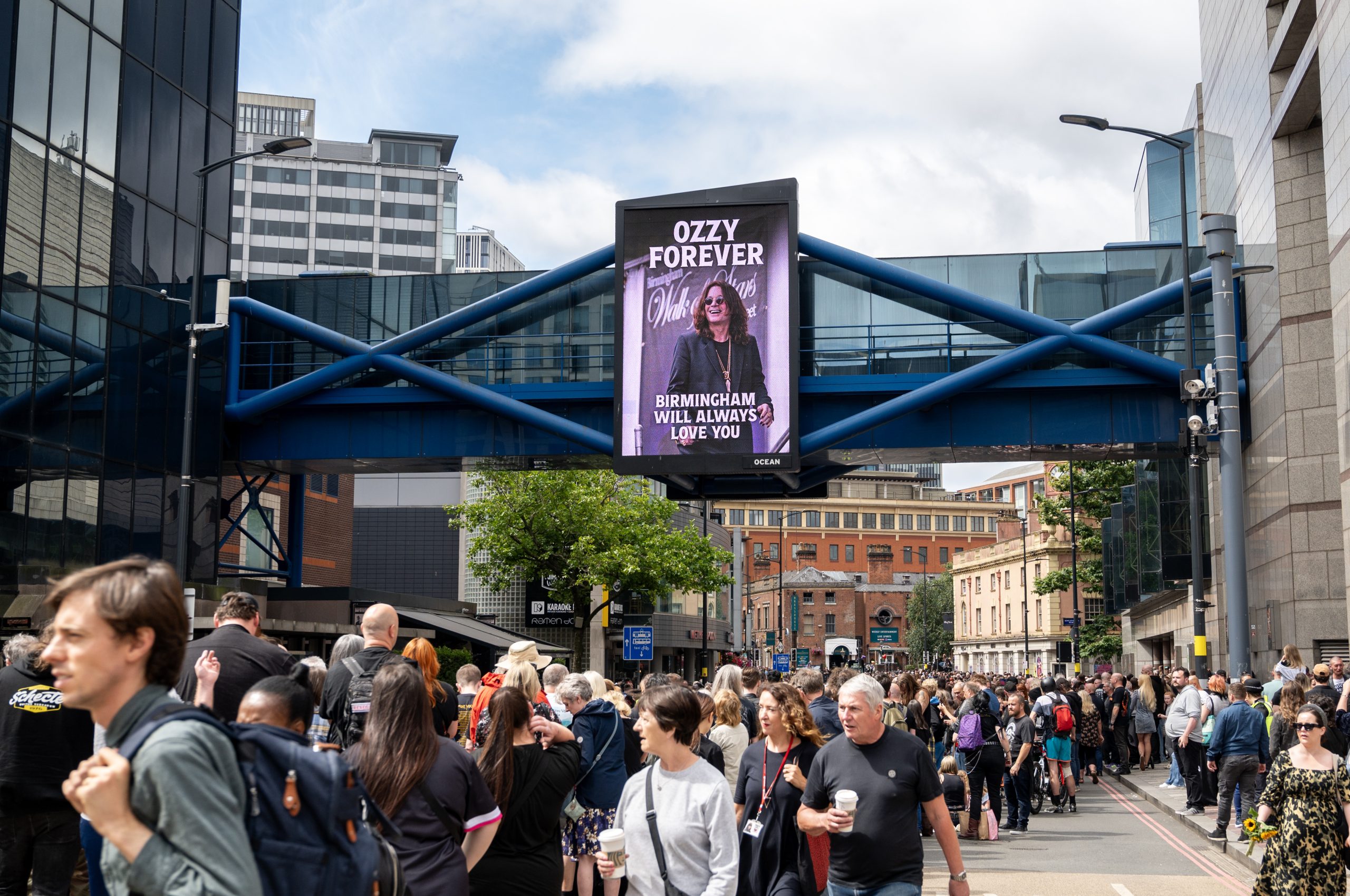 Central BID wins joint national award with OPUS Events and BCC for Ozzy cortege