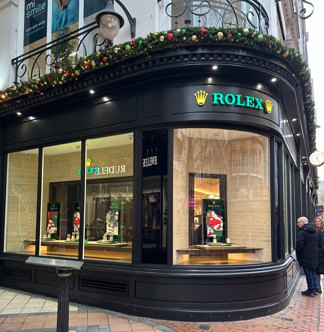 New Mappin and Webb jewellery showroom in Birmingham city centre opens
