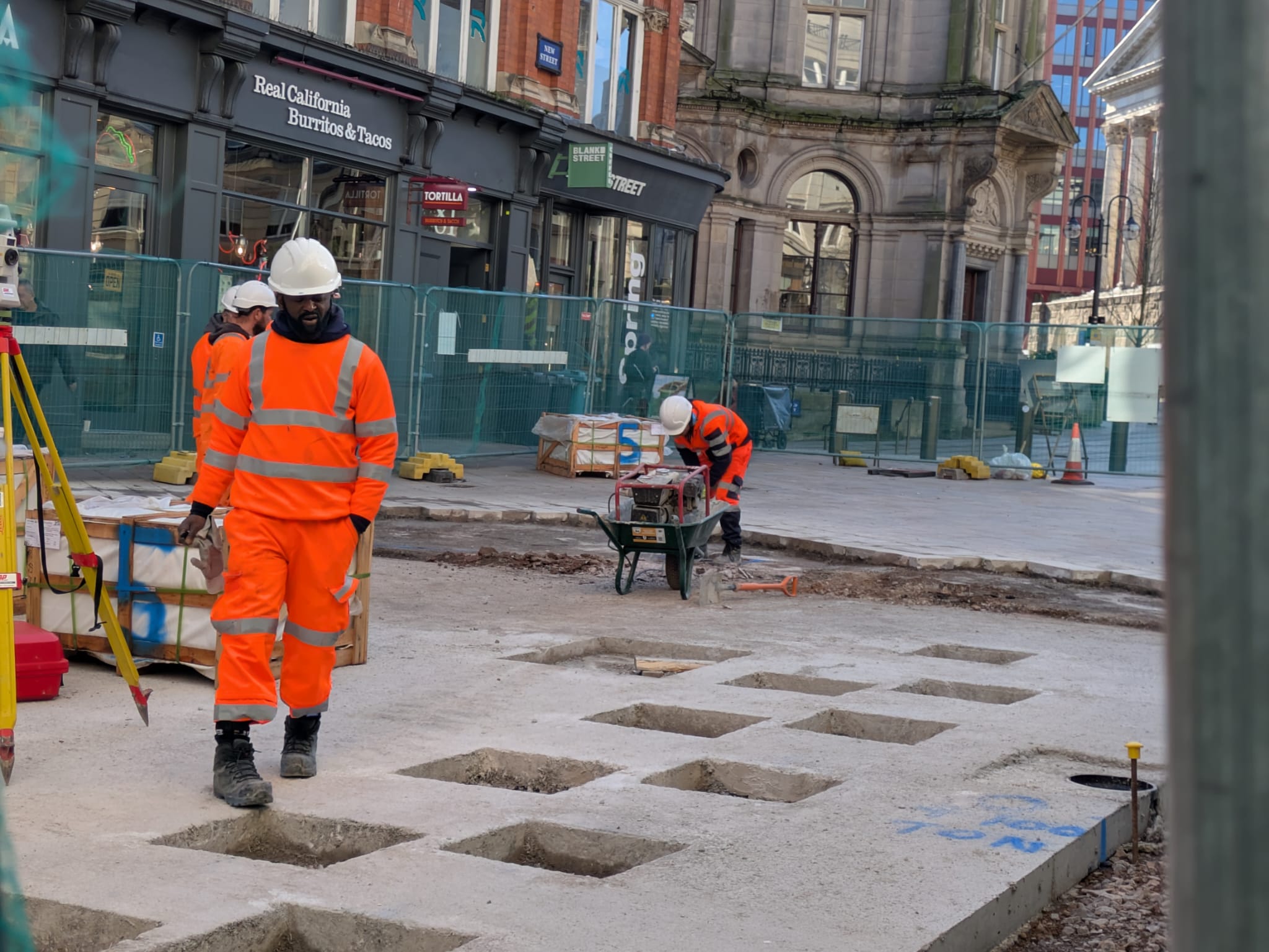 Birmingham public realm work in city centre advancing