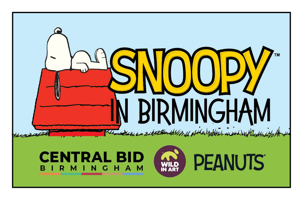 Snoopy in Birmingham family trail launching for summer holidays