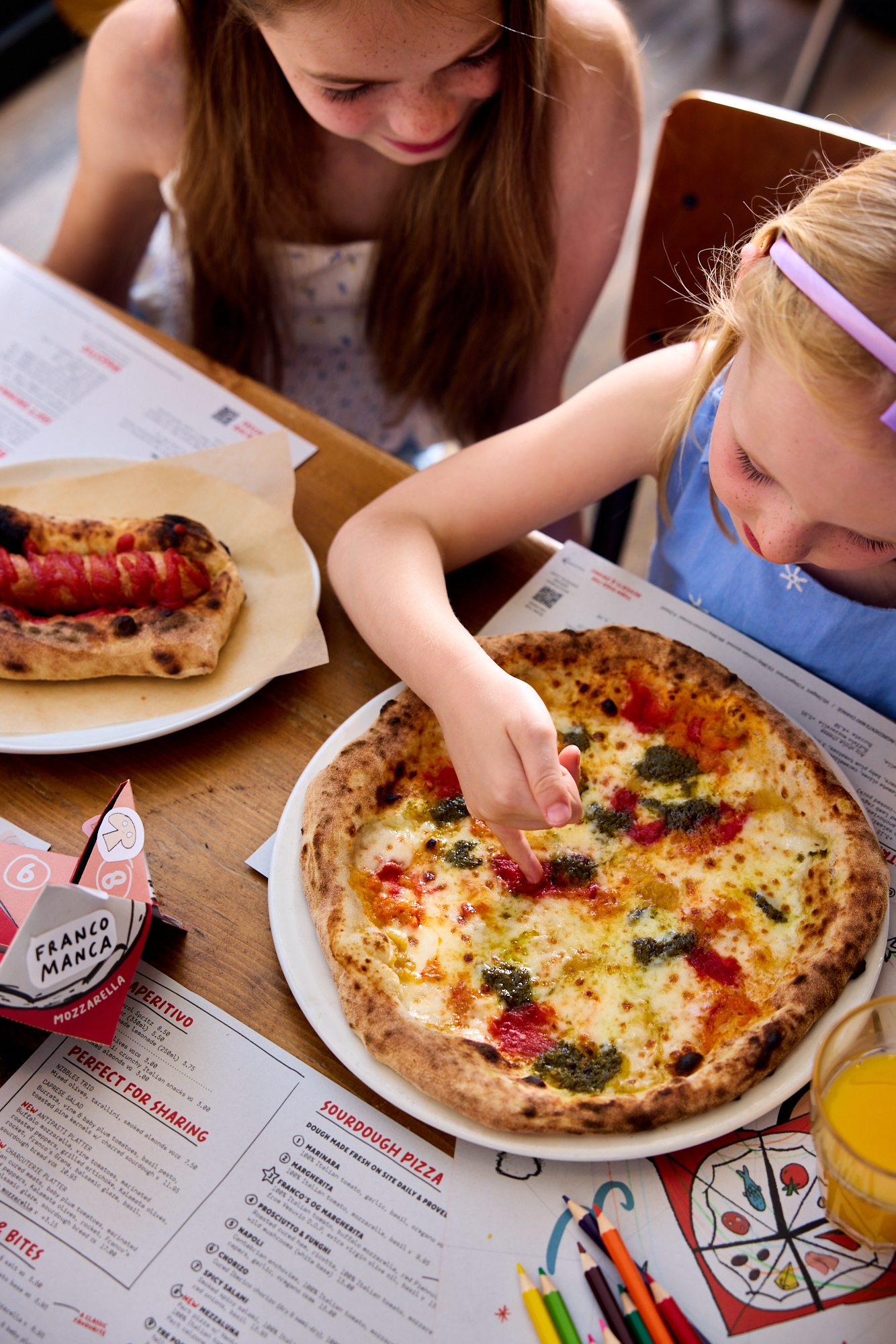 Franco Manca launches new Summer lunch and kids menu deals with rainbow pizza